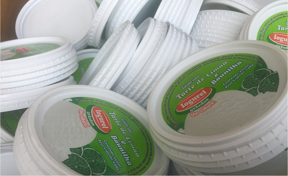 Copos e Tigelas de Iogurtes e Gelados Recebidos pela Iogurel para Reciclagem